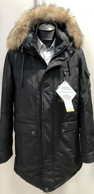 Длинная зимняя куртка с капюшоном Визани 35601C(Нет в наличии)